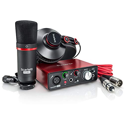Focusrite Scarlett Solo Studio USB Audio Interface & Recording Bundle