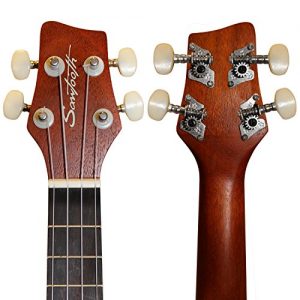 Sawtooth Mahogany Pineapple Ukulele with Quick Start Guide - Image 4