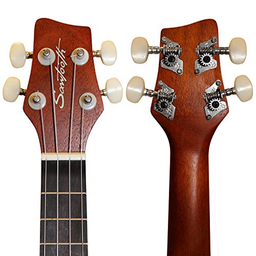 Sawtooth Mahogany Pineapple Ukulele with Quick Start Guide