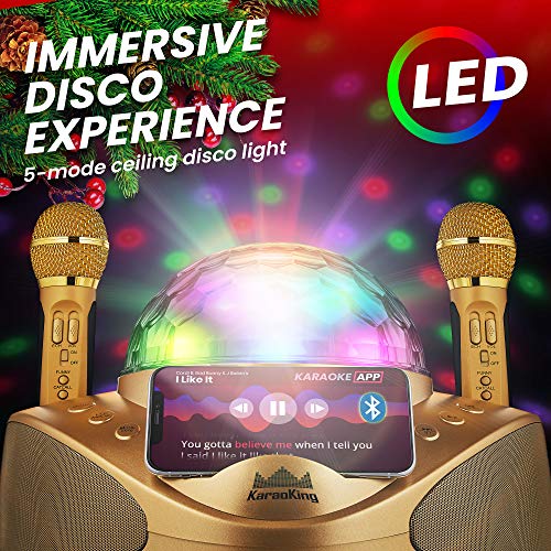 KaraoKing New 2020 Karaoke Machine - for Adults and Kids