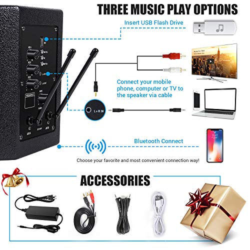 TONOR PA System - Crystal-Clear Sound with Dual Wireless Microphones 🎶