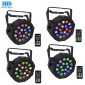 Wireless Stage Lights Package, LaluceNatz 18LED RGB Par Light