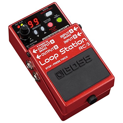 BOSS Loop Station Pedal Bundle with Alkaline Battery