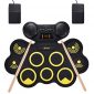 Asmuse Portable Electric Drum Set 9 Pads Built-in Dual Speaker Portable