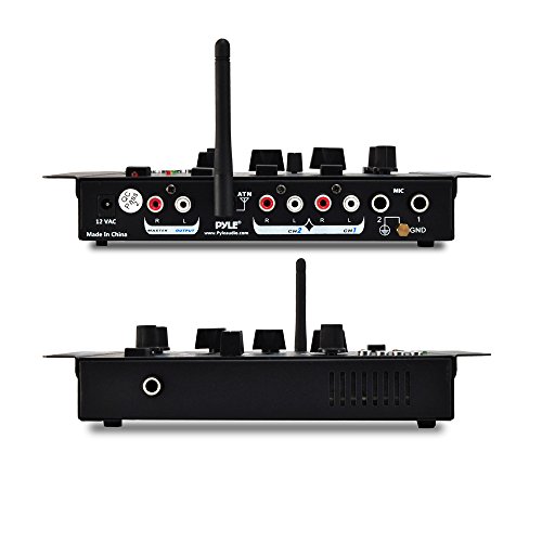 Wireless DJ Audio Mixer - 3 Channel Bluetooth Compatible DJ Controller