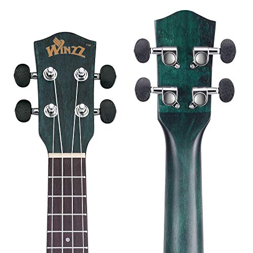 WINZZ 21 Inches Soprano Ukulele Vintage Hawaiian