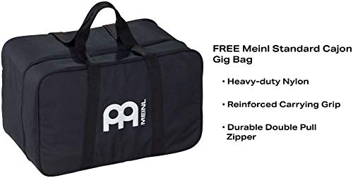 Meinl Cajon Box Drum with Internal Snares and FREE Bag