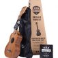 Official Kala Learn to Play Ukulele Soprano Starter Kit, Satin Mahogany