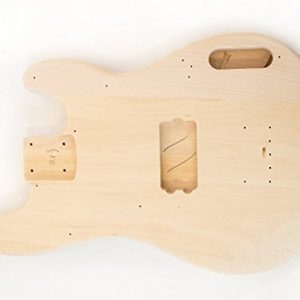 DIY Electric Bass Guitar Kit – 70s TL Bass Build Your Own Bass Kit with Chrome Hardware and Pre-Drilled Body - Image 4