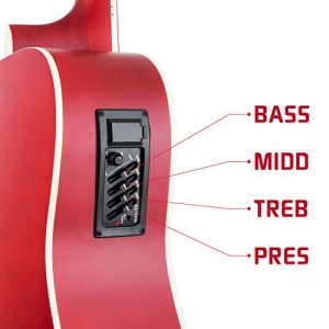 Guitar Acoustic Electric, Acoustic Guitar Cutaway 41 Inch Full Size - Image 4