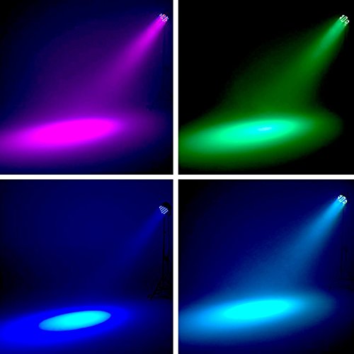 Eyourlife LED Stage Lights 8pcs 54X3W LED DJ PAR Light RGBW 162Watt