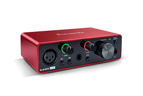 Focusrite Scarlett Solo Studio (3rd Gen) USB Audio Interface and Recording Bundle