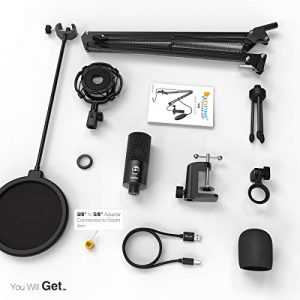 USB Microphone Kit - Studio-Grade Condenser Mic with Adjustable Scissor Arm Stand, Shock Mount, and Bonus Accessories! ?? - Image 2