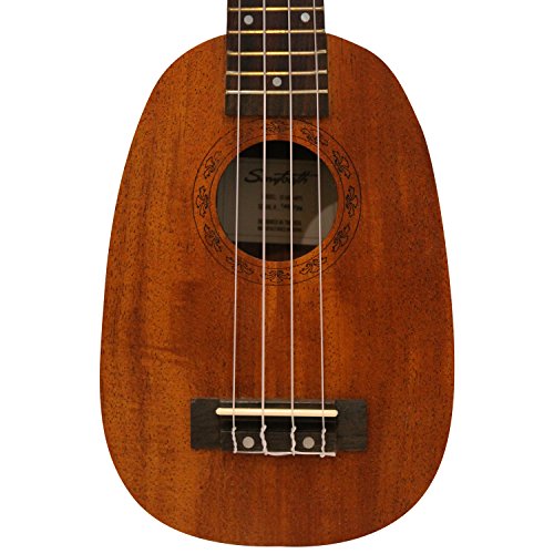 Sawtooth Mahogany Pineapple Ukulele with Quick Start Guide