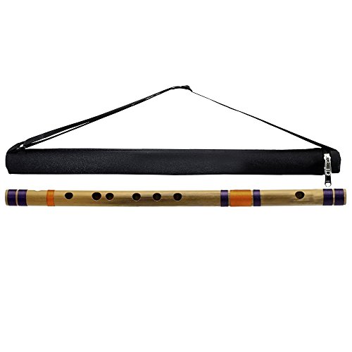 Indian Base Bamboo Flute (D Tune) Musical Instruments Woodwind
