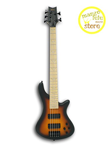 5 String Electric Bass, Bolt-On Maple Neck & Fingerboard