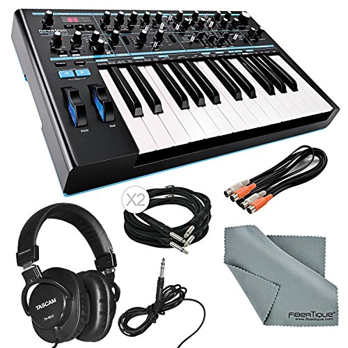 Novation Bass Station II Monophonic Analog Synthesizer and Bundle