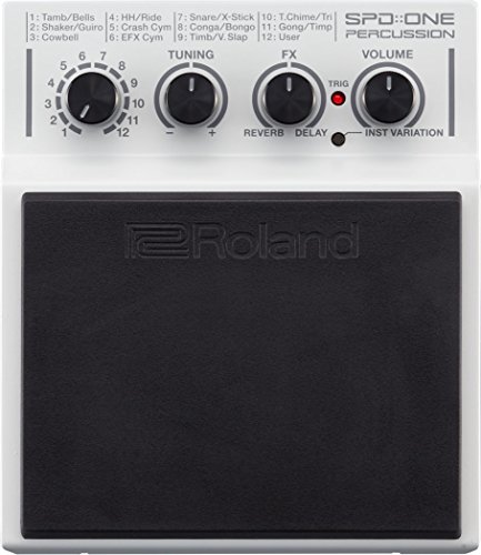 Roland Electronic Drum Pad, Percussion, White, Small Rockem Music