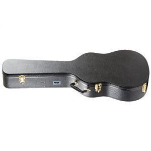 Yamaha Natural Folk Guitar with Knox Hard Shell Acoustic Guitar Case - Image 3