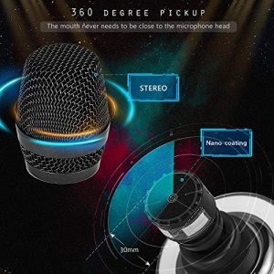 BONAOK 【2019 Upgraded 】Bluetooth Wireless Karaoke Microphone - Image 4