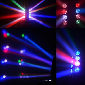 Spider Moving Head Strobe Light 100W,RGBW LED Stage Lighting - Image 4