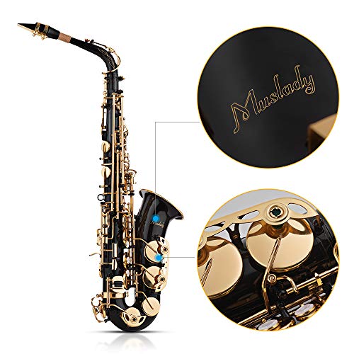 Muslady Eb Alto Saxophone Sax Brass Lacquered Gold