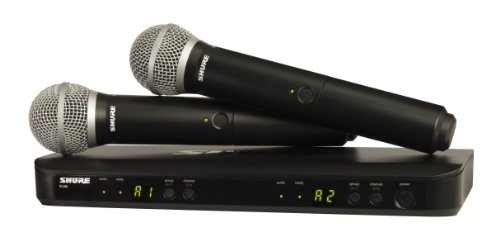 Shure Dual Channel Wireless Handheld Microphone System