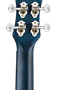 Luna Concert Ukulele with Gig Bag, Great Wave Graphic - Image 4