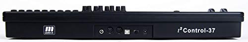 i2-Control 37 USB MIDI Keyboard Controller – Full Functionality with 37 Keys, 9 Faders & Dynamic Control