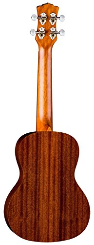 Luna Tattoo Concert Mahogany Ukulele with Gig Bag, Satin Natural