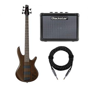 Ibanez 5-String Electric Bass Guitar with FLY3 Bass Amp and Knox Guitar Cable