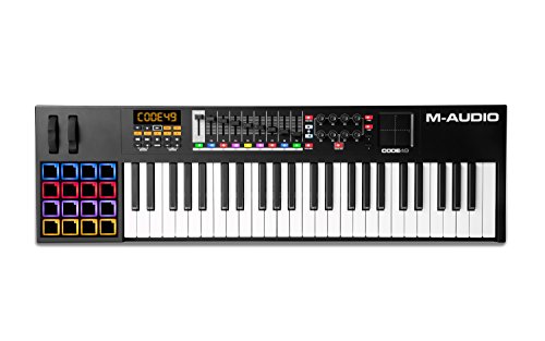 M-Audio Code 49 (Black) | USB MIDI Controller With 49-Key