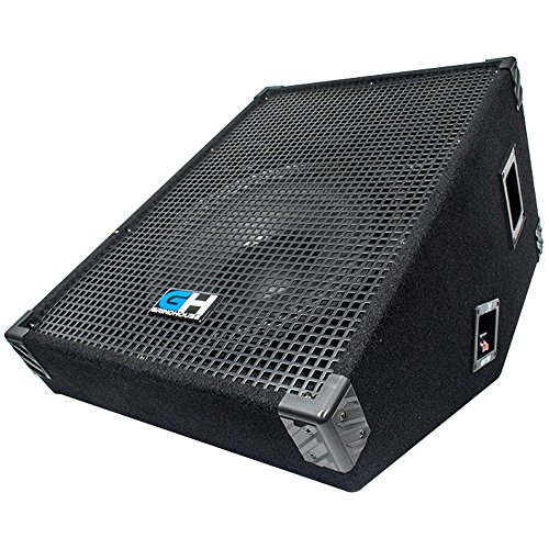 Grindhouse GH15M-Pair Passive 15" Wedge Monitors - 400W RMS for PA, DJ, and Live Sound