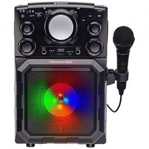 Karaoke USA Portable MP3 Karaoke Player with Bluetooth