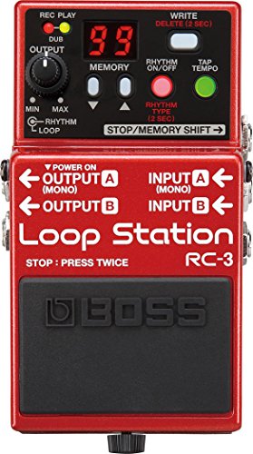 Boss Loop Station Bundle with Power Supply, Instrument Cable