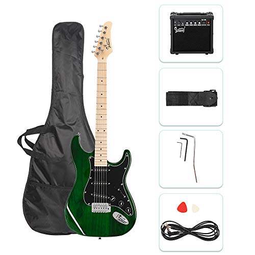 GLARRY 39" Full Size Electric Guitar for Music Lover Beginner