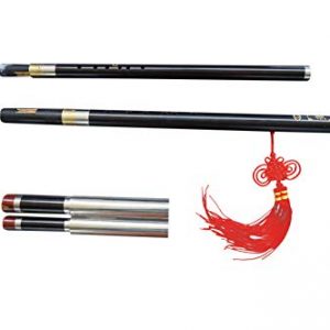 Premium Ebony Bawu Flute Chinese Ba Wu Pipe Woodwind Dual Pipe - Image 4