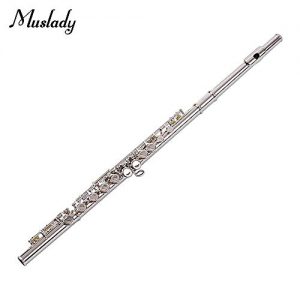 Muslady C Key Flute 16 Holes – Professional Cupronickel Woodwind with Case & Accessories - Image 2