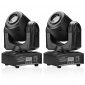 U`King 2PCS Stage Lights Moving Head Light 8 Gobos 8 Colors