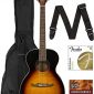 Fender Concert Acoustic-Electric Guitar - Natural Bundle