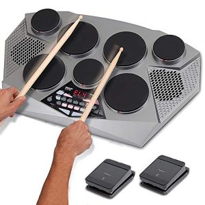 Pyle Pro Electronic Drum kit - Portable Electric Tabletop Drum Set