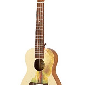 VIVICTORY Concert Ukulele 23 Inch Spruce Mahogany and Painting - Image 4