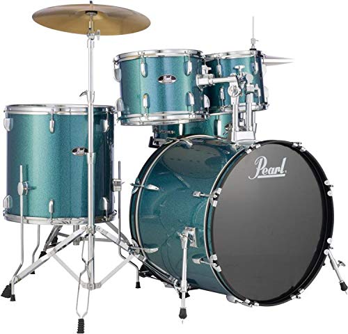 Pearl Roadshow 5-piece Complete Drum Set with Cymbals