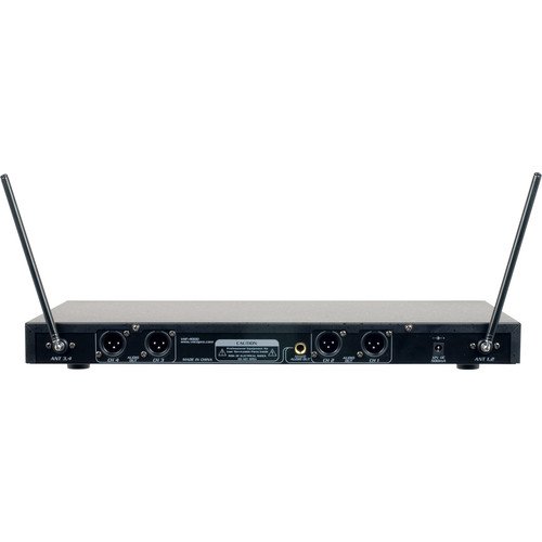 VocoPro Professional Quad VHF Wireless Microphone System