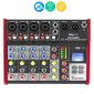 PYLE Sound 6 Channel Bluetooth Compatible Professional Portable Digital