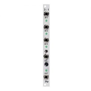 Eurorack Gate Switch Module Silver - Eurorack Modular Synthesizer
