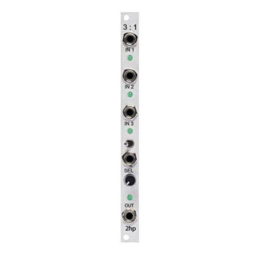 Eurorack Gate Switch Module Silver - Eurorack Modular Synthesizer