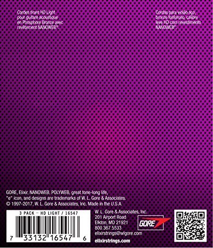 Elixir Strings Acoustic Phosphor Bronze Guitar Strings