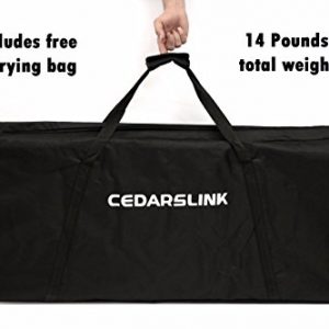 CedarsLink DJ Event Facade White/Black Scrim Metal Frame Booth - Image 3