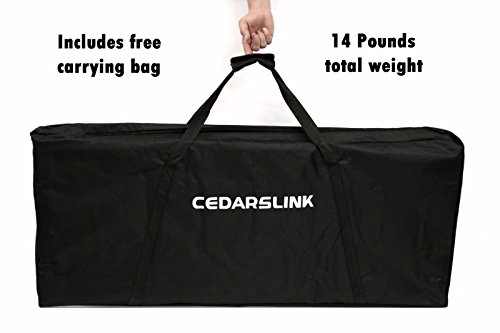 CedarsLink DJ Event Facade White/Black Scrim Metal Frame Booth